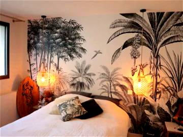 Roomlala | Dormitorio Sdb Y WC Privado En Casa Jardín Piscina Tranquila