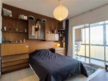 Roomlala | Double Bedroom With Great View Of Barcelona - City Center