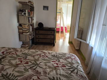 Unterkunft beim Gastgeber zur Miete in Saint-Quentin - Foto 4 : Schlafzimmer-4