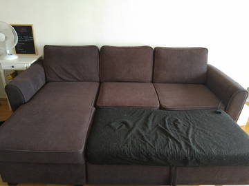 Roomlala | Duża rozkładana sofa w pięknym apartamencie - 10 minut od placu