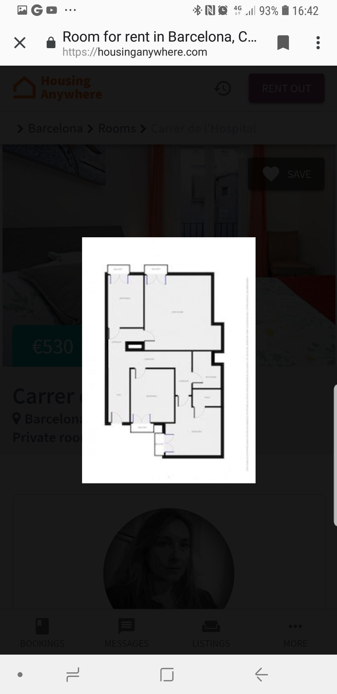 Homestay Barcelona 221582