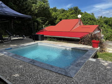 Chambre chez l'habitant à louer à Vieux-Habitants - photo 21 : piscine-21