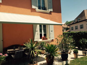 Chambre chez l'habitant à louer à Etoy - photo 1 : jardin-1