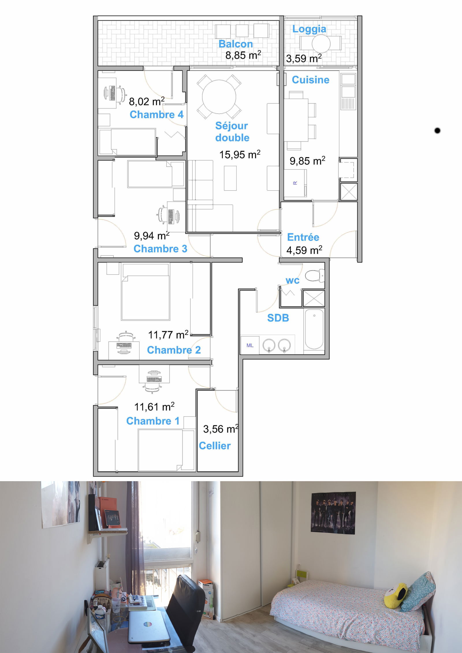 Colocatie Grenoble 560829