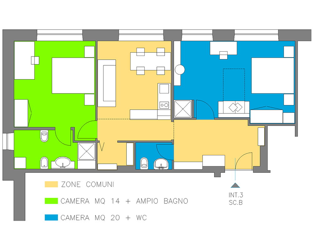 Chambre Chez L'habitant Roma 669916
