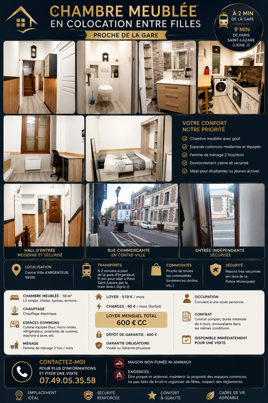 Gedeelde Woning Argenteuil 668101