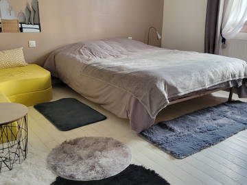 Roomlala | Grande chambre cosy à 15 Km De Rouen, en maison Individuelle