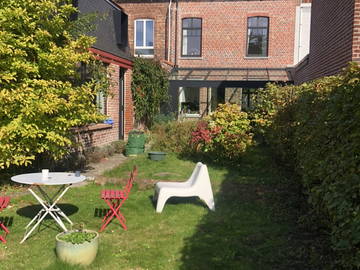 Chambre chez l'habitant à louer à Lambersart - photo 3 : jardin-3