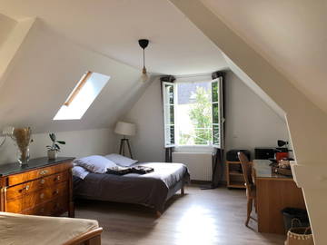 Unterkunft beim Gastgeber zur Miete in Senlis - Foto 1 : Schlafzimmer-1