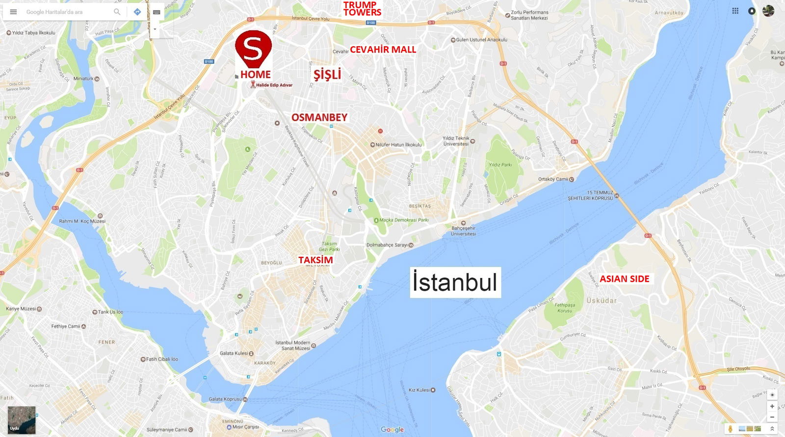 Collocazione Şişli 264720