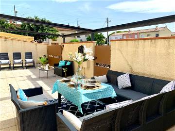 Roomlala | GRAZIOSA CASA DI CITTÀ 130m2, TERRAZZA SOLEGGIATA PERPIGNAN