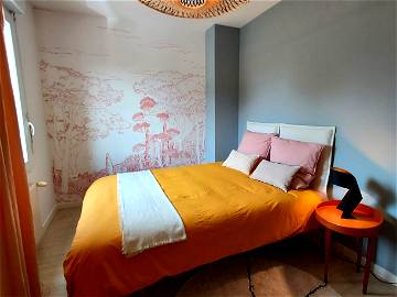Roomlala | Habitación 10 m² - Baño compartido - Le Rheu - Casa con jardín