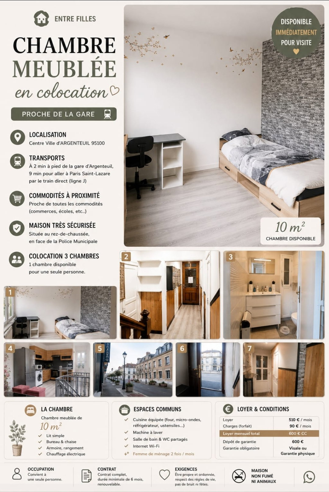 Piso Compartido Argenteuil 665997