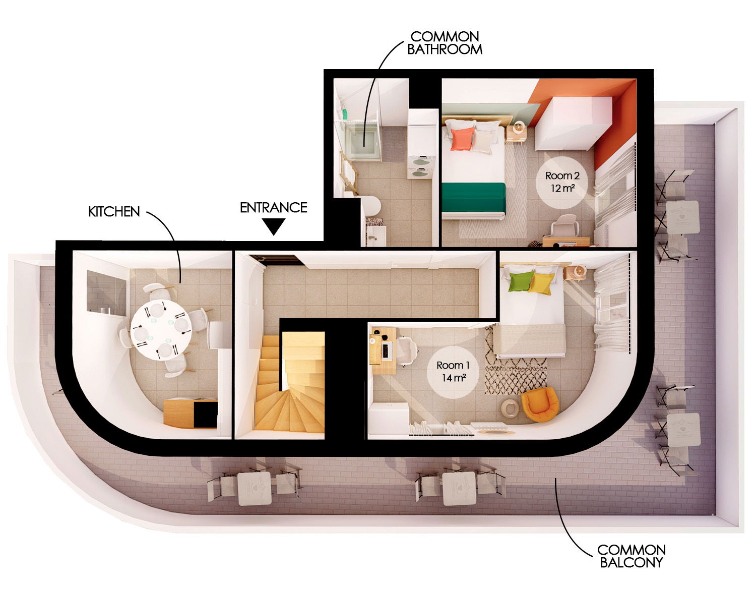 Colocación Villeurbanne 265575