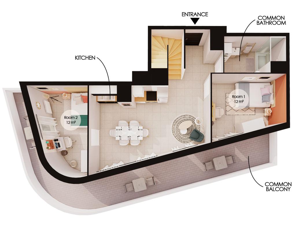 Colocación Villeurbanne 262095
