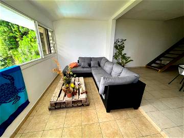 Roomlala | Habitación Doble En Apartamento Con Piscina, Moorea Y Vista Al Mar