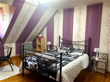 Roomlala | Habitación violeta 2 personas con café gratis
