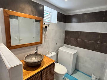 Logement entier à louer à Deshaies - photo 12 : salle de bain-12