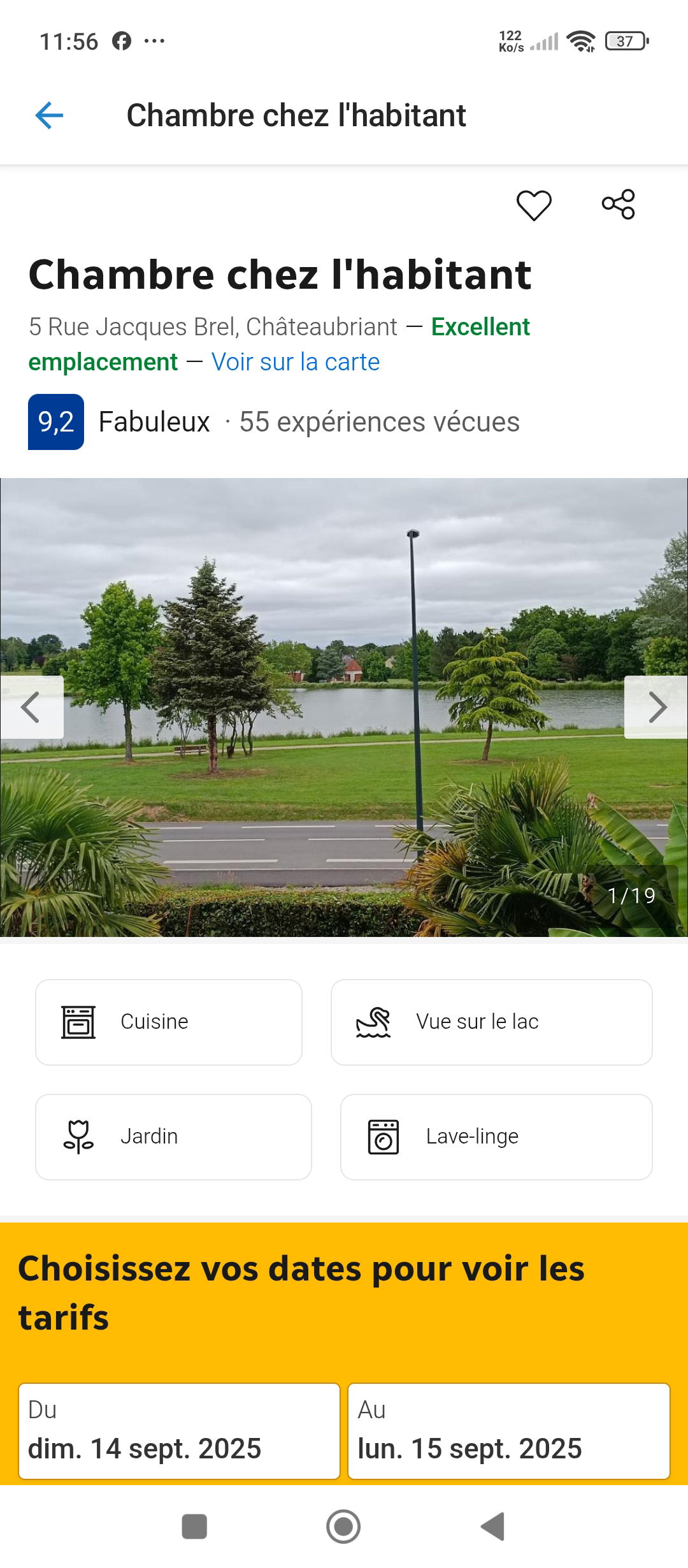 Homestay Châteaubriant 331466