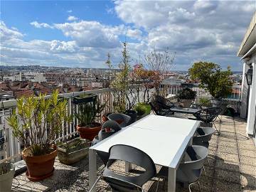 Immense terrasse, paradis proche du centre de Paris