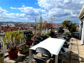 Immense terrasse, paradis proche du centre de Paris