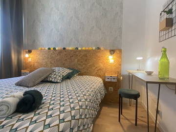 Roomlala | Large bedroom with private bathroom TGV station - great comfort