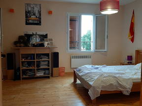 Grande Chambre Lumineuse + Wc + Sdb Privés
