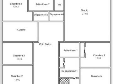 Shared housing for rent in Le Mans - photo 9: Other room-9