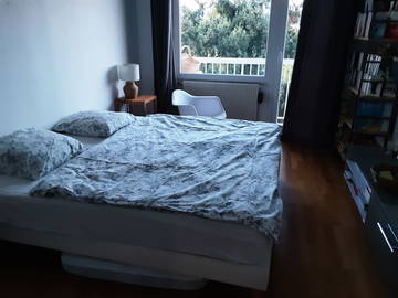 Unterkunft beim Gastgeber zur Miete in Écully - Foto 1 : Schlafzimmer-1