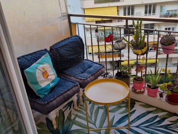 Chambre chez l'habitant à louer à Le Cannet - photo 6 : balcon-6