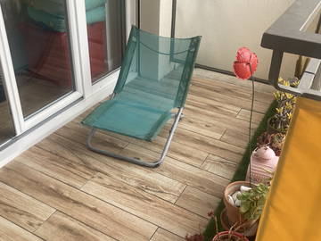 Chambre chez l'habitant à louer à Le Cannet - photo 5 : balcon-5