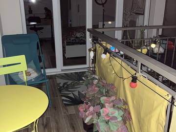 Chambre chez l'habitant à louer à Le Cannet - photo 11 : balcon-11