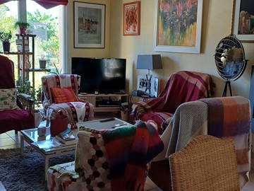 Chambre chez l'habitant à louer à Fougères - photo 7 : salon-7