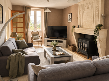 Coliving à louer à Saint-Paul - photo 31 : salle TV-31