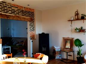 Furnished rental 1 bedroom in 2Chb townhouse – Limoges