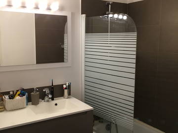Chambre chez l'habitant à louer à Caluire-Et-Cuire - photo 2 : salle de bain-2