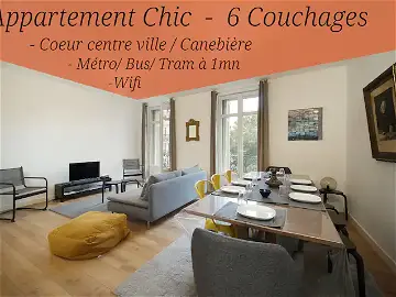 Roomlala | Magnifique Appartement  Meublé T4 Marseille 1er