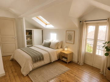 Chambre chez l'habitant à louer à Saint-Médard-En-Jalles - photo 1 : chambre 2-1