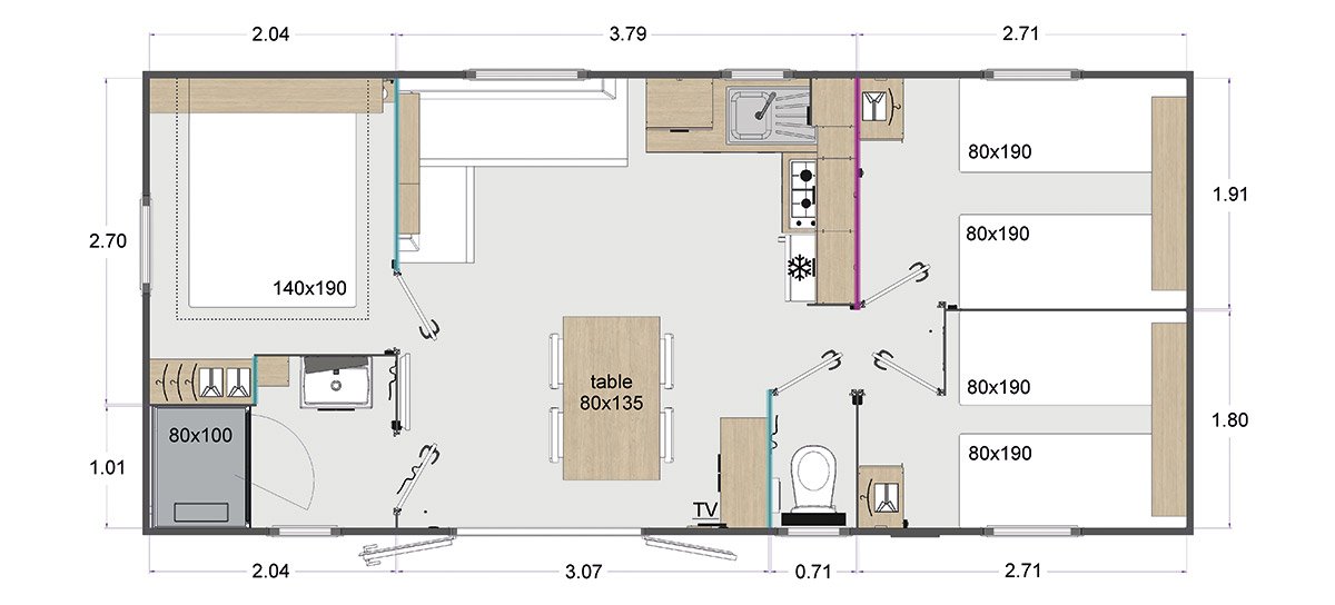 Onofhängeg Studio Les Cabannes 266703