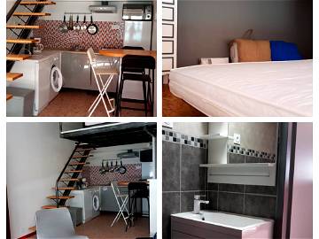 Roomlala | Monolocale di 22 m2 con soppalco di 9 m2 nel cuore della città di Auxerre