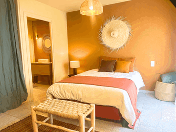 Roomlala | PERPI SUD All inclusive, ładny pokój, prywatna łazienka, ogród