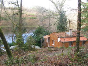 Small house in a wood