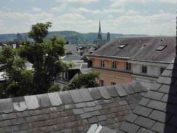 Roomlala | Pięknie umeblowane studio w centrum Rouen z widokiem panoramicznym