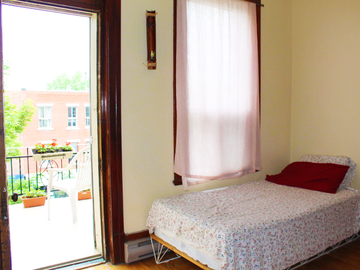 Roomlala | Pojedyncze łóżko do wynajęcia z prywatnym balkonem