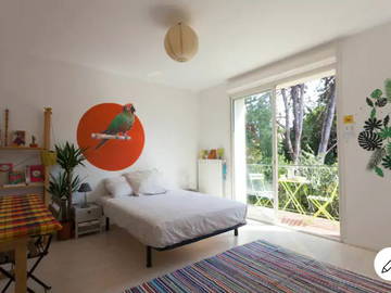 Roomlala | Pokój 16m2 z balkonem w przytulnym mieszkaniu