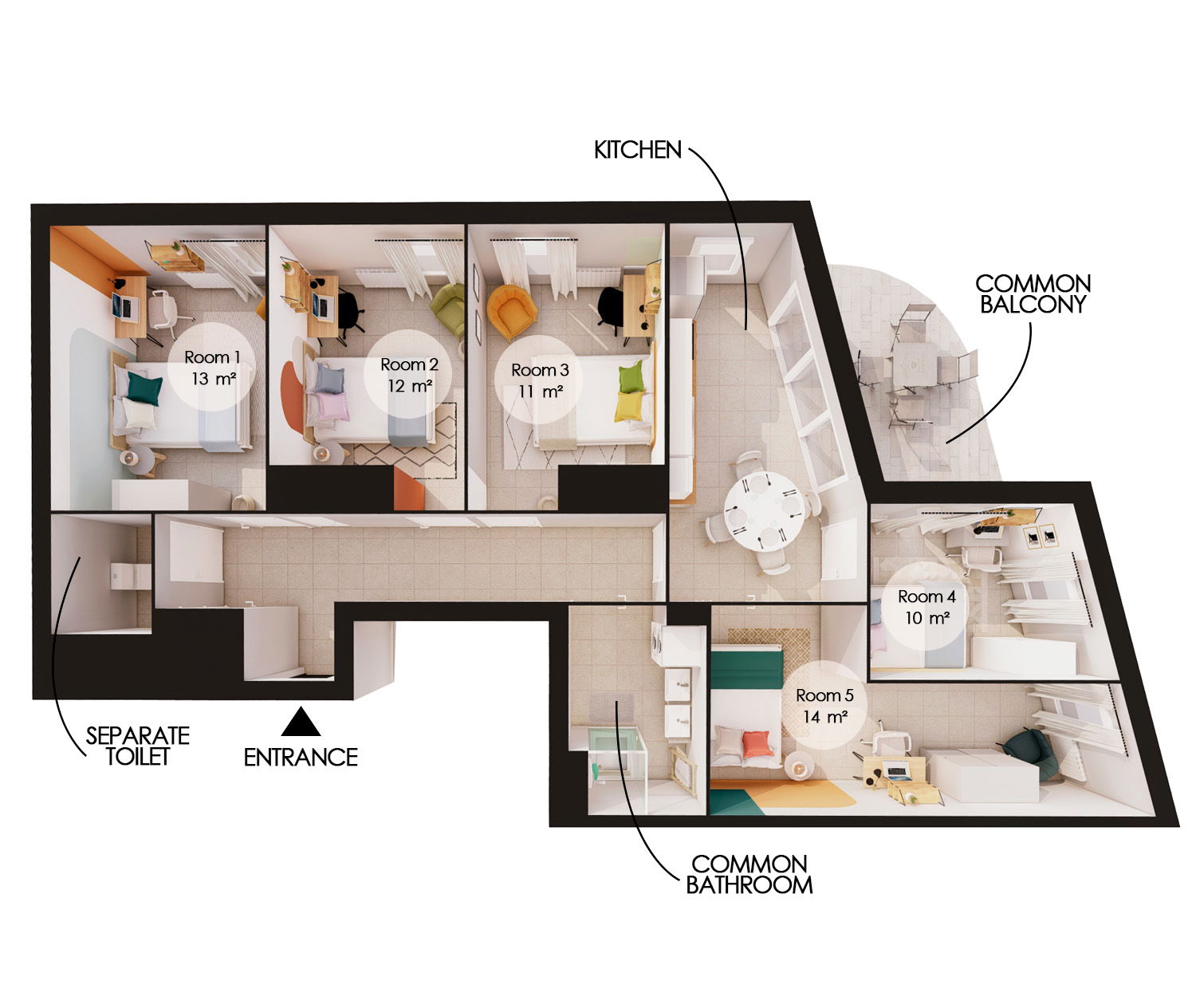 Colocation Villeurbanne 261600