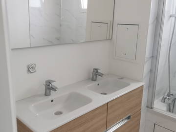 Wohngemeinschaft zur Miete in Saint-Ouen-Sur-Seine - Foto 3 : Badezimmer-3