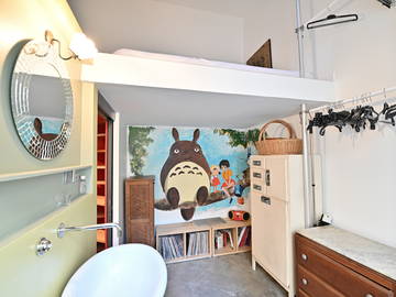 Roomlala | Prywatna sypialnia, dziedziniec ogrodowy, patio na zewnątrz