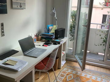 Roomlala | Quarto agradável com escritório perto da ESCP