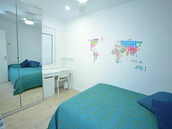 Roomlala | Quarto confortável com cama de casal em lindo apartamento recém-renovado